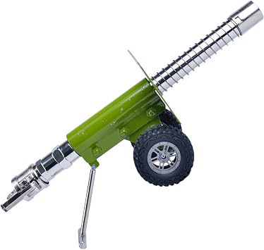 Mini Firecracker Cannon Model, 32cm Metal Firecracker Artillery Cannon Ornaments, Artillery Collection Decor for Home Office Book Shelf
