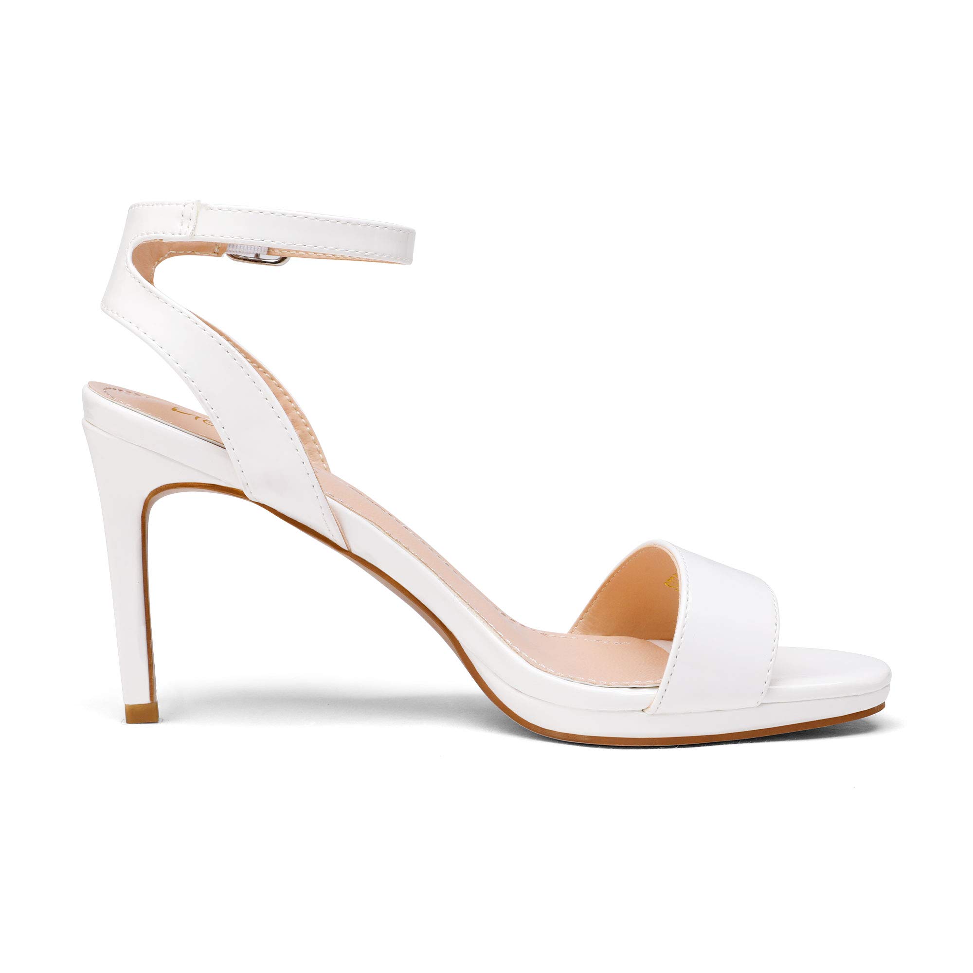 DREAM PAIRS Women’s High Stiletto Open Toe Ankle Strap Heels Dress Pump Heel Sandals