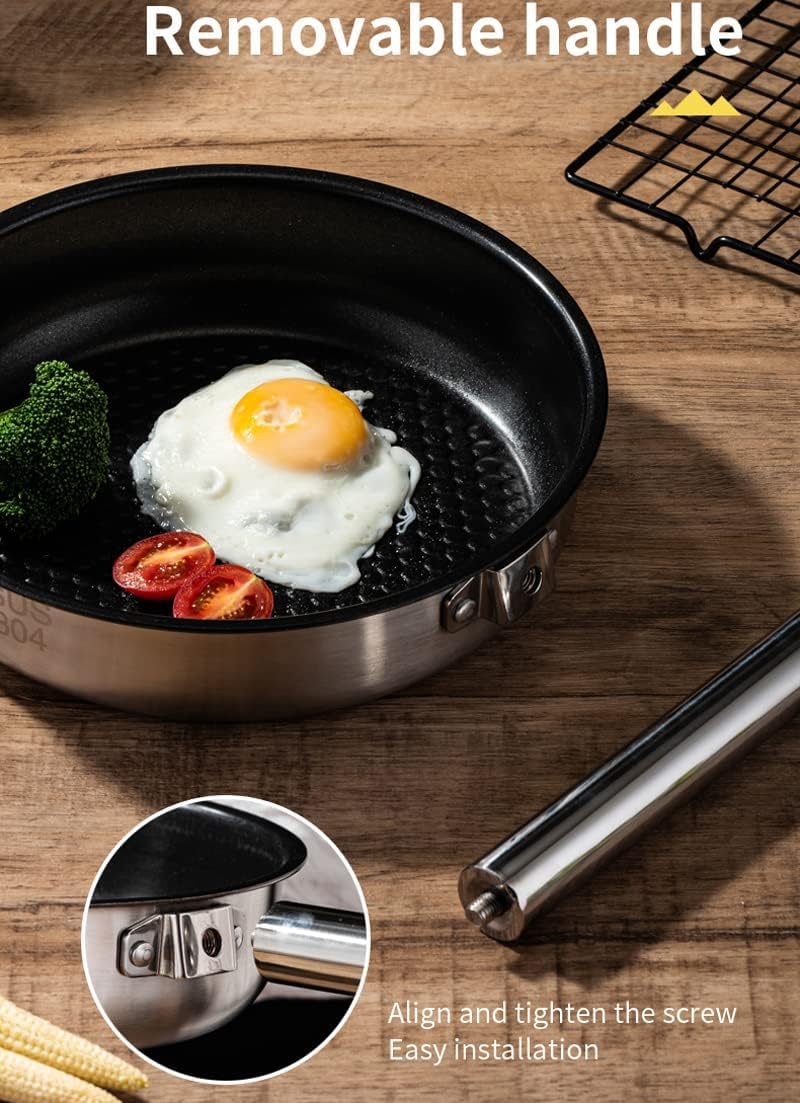 Camping Kochgeschirr Set, Töpfe und Pfannen für Lagerfeuer Kochen, inkl. Reisetasche für 4-6 Personen
