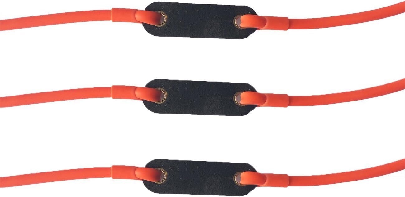 Tauren Outdoor Elastic Rubber Band Rubber Elastic Slingshot Catapult Replacement Bands 3pcs