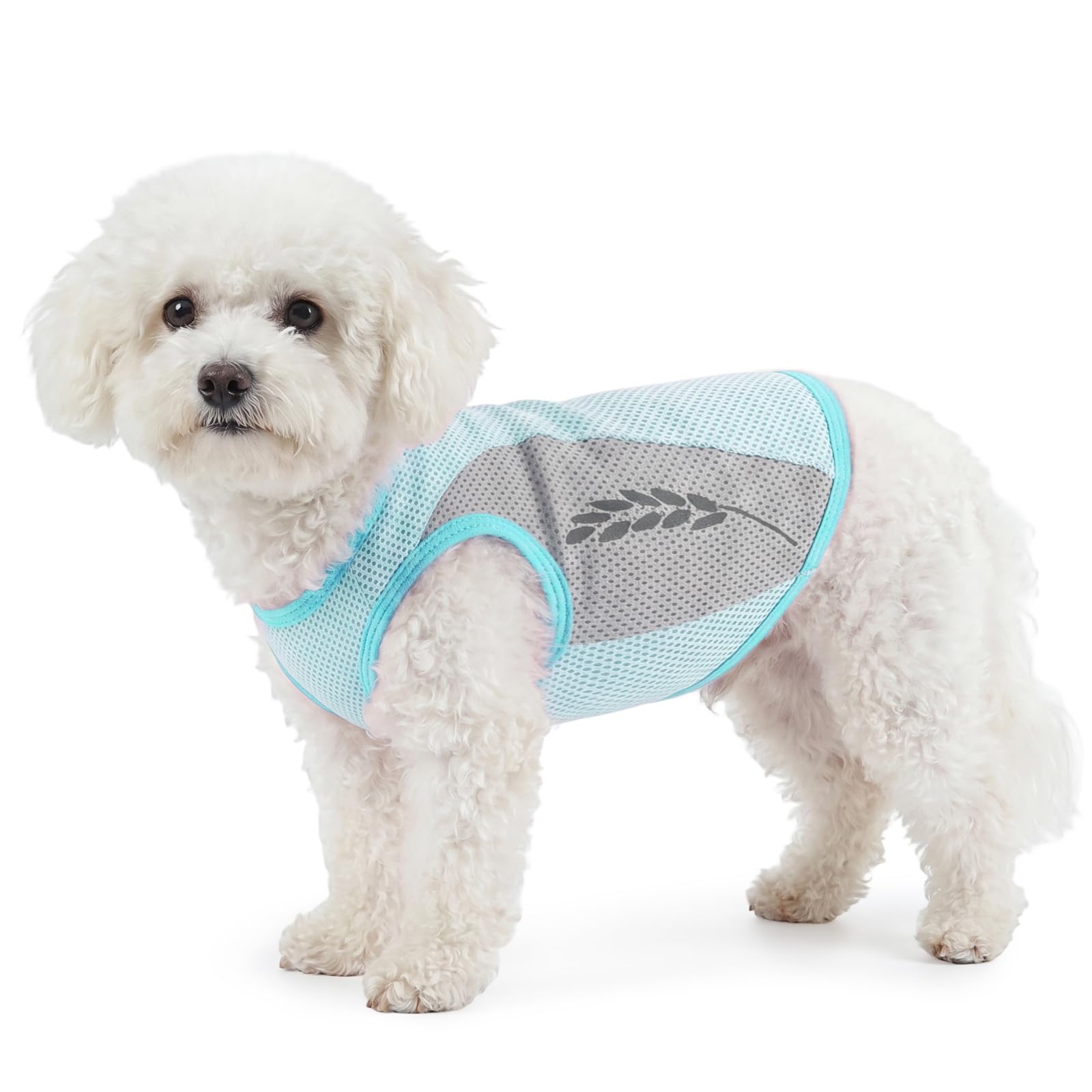 Dog Cooling Shirt, Lightweight Ice Cool Down Vest for Dogs Sun Protectio Shirt, Keeps Grass Seeds Out of Coat and Cools(Blue, XL)