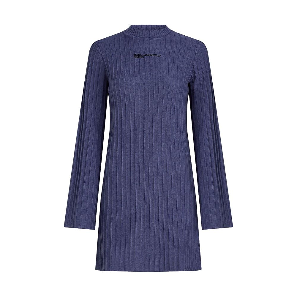 Karl Lagerfeld Jeans Damen Plisse Knit Dress