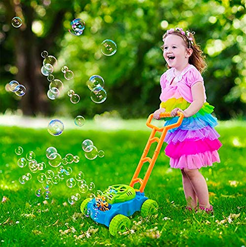 Bubble Lawn Mower Toy with Music and Real Lawn Mover Sounds, Indoor and Outdoor Fun and Healthy Exercise for Kids… - Image 5