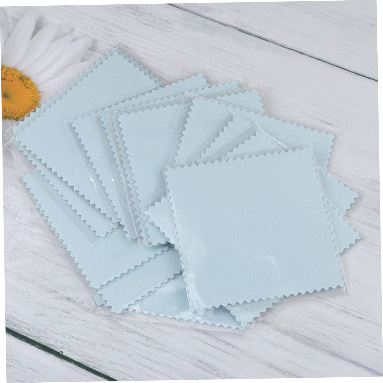SHINEOFI 150 Stk silbernes Reinigungstuch handy putztücher glasreinigungstücher schmuckputztuch Poliertuch für Schmuck Schmuckputzlappen Auto Platin-Reinigungstuch Schmuck Wischtuch Blue