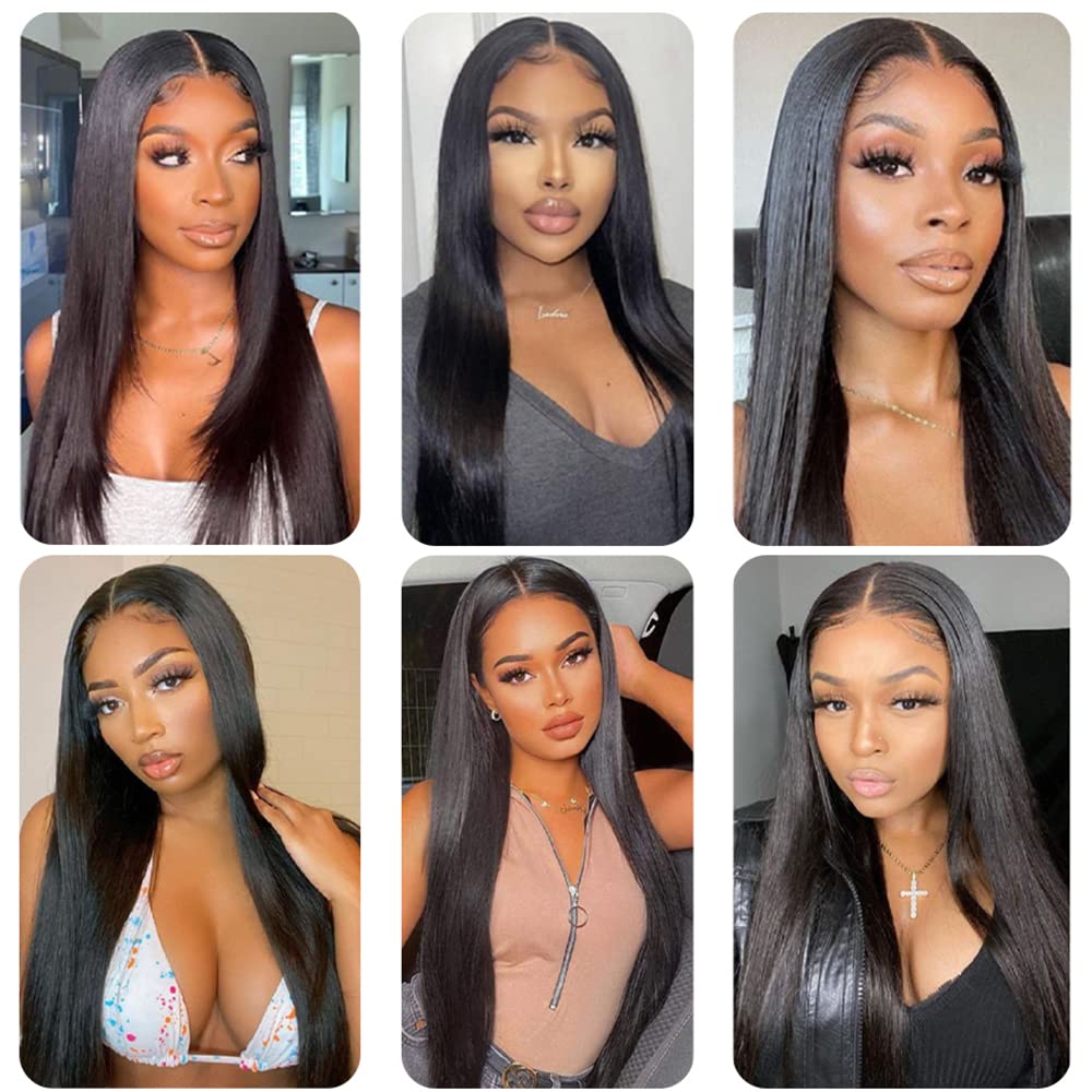 20in Straight virgin lace frontal wig 61Eq7sgfi4L._AC_UF350,  main image 2
