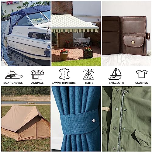 Yxgood Heavy Duty Snap Fastener Tool, 1Pcs Adjustable Snap Pliers, Fastener Pliers Tool Kit Includes 50 Sets Snaps For Boat Cover, Replacing Metal Snaps, Repairing Boat Covers, Canvas, Sewing, Tarps #TOP2