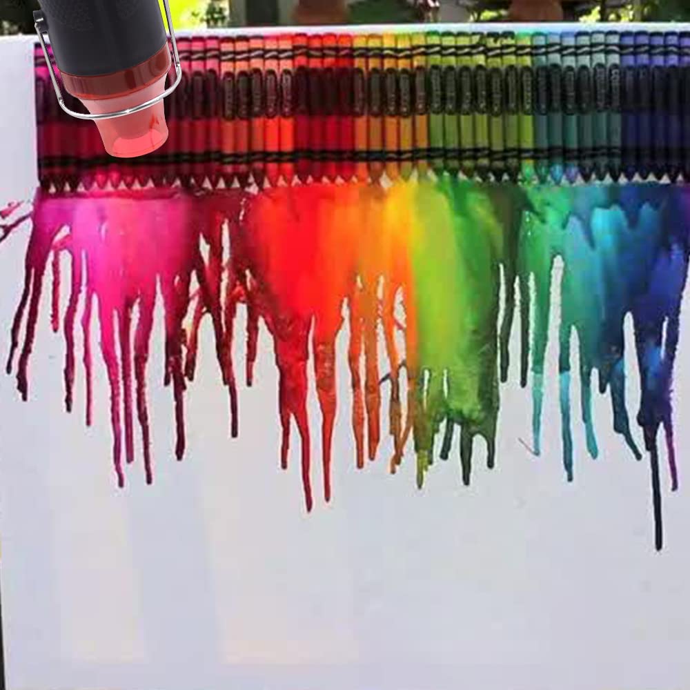 Pistola Aria Calda 300W - Per Termoretraibile, Goffratura E Asciugatura Vernici, 220V Bianco