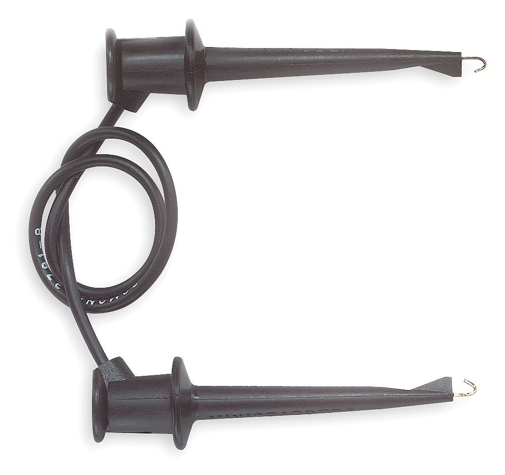 Pomona Electronics 3781-12-0 Test Leads 12" W/EACH ENDS BLK