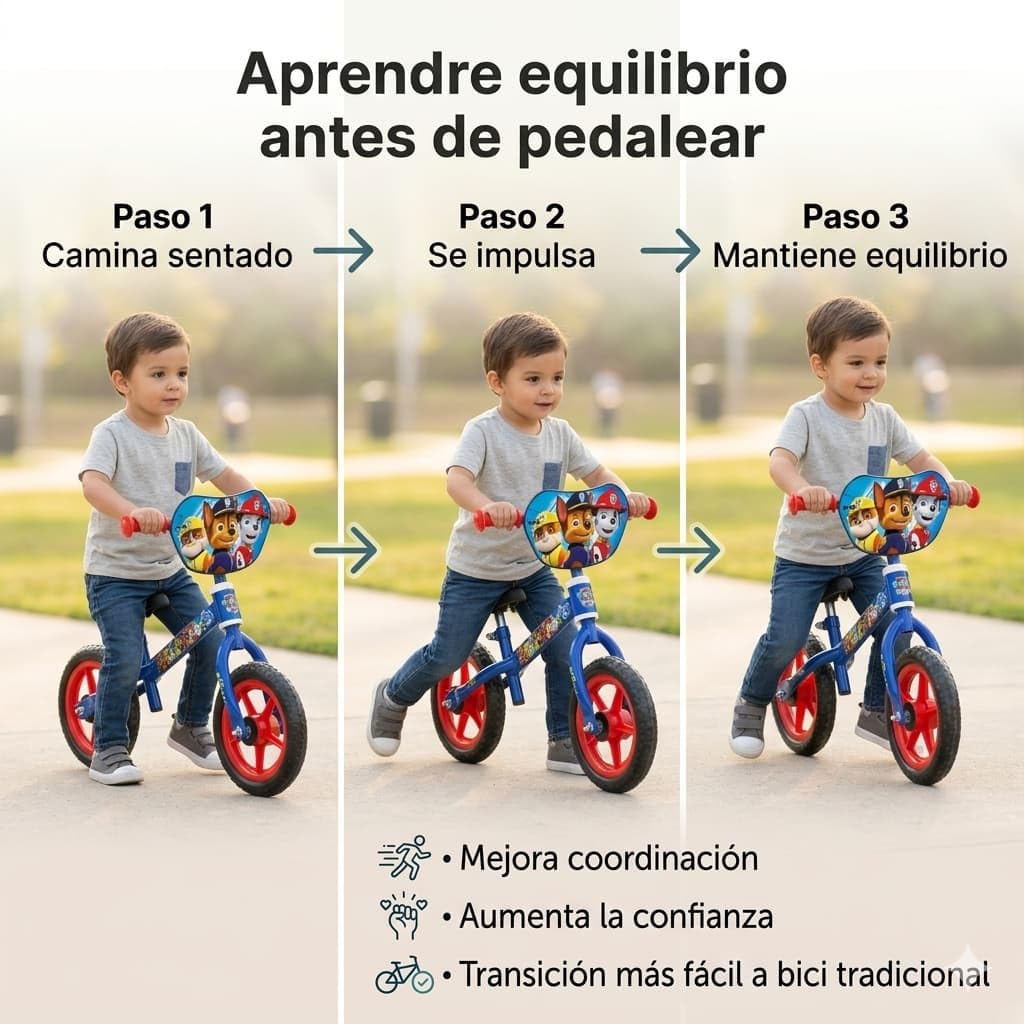 Pik&Roll - Draisienne Paw Patrol Garcon, Color Blanco