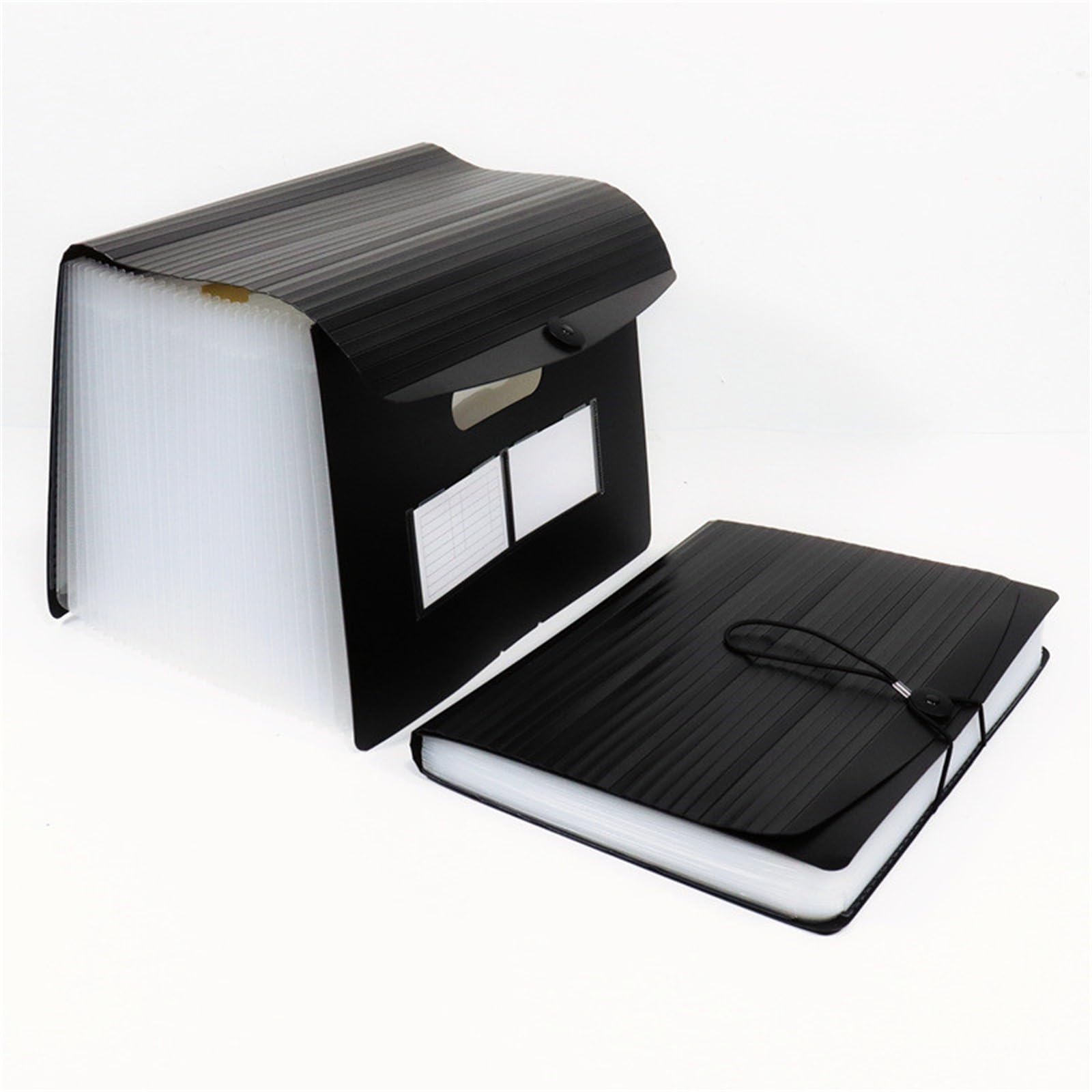 Carpeta Carpeta de pie retráctil Mini maletín Bolsa órgano expandible con tapa para Almacenamiento de Archivos