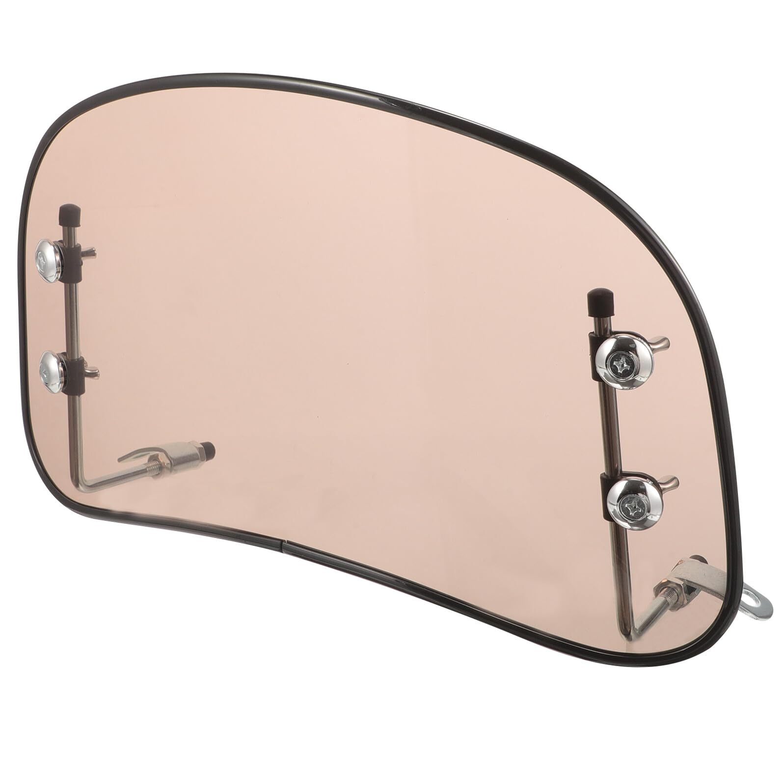 VOSAREA Parabrezza Moto Trasparente Allungato Regolabile Deflettore Antivento Accessorio Per Scooter Elettrico e Motociclette