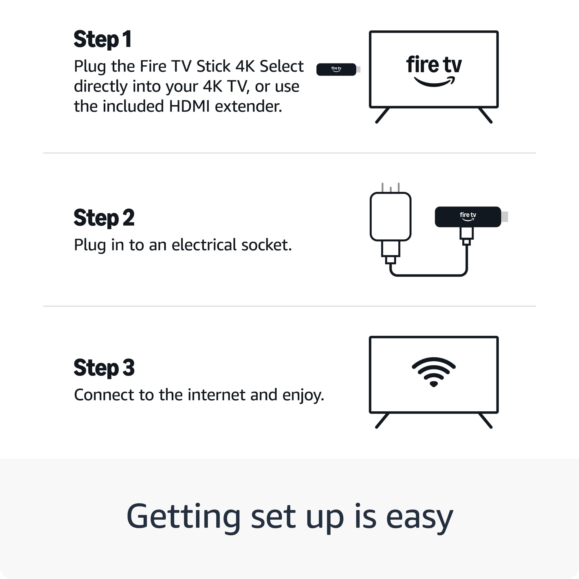 Certified Refurbished Amazon Fire TV Stick 4K Select (newest gen), start streaming in 4K, hundreds of thousands of films and TV episodes, and free & live TV — view 7