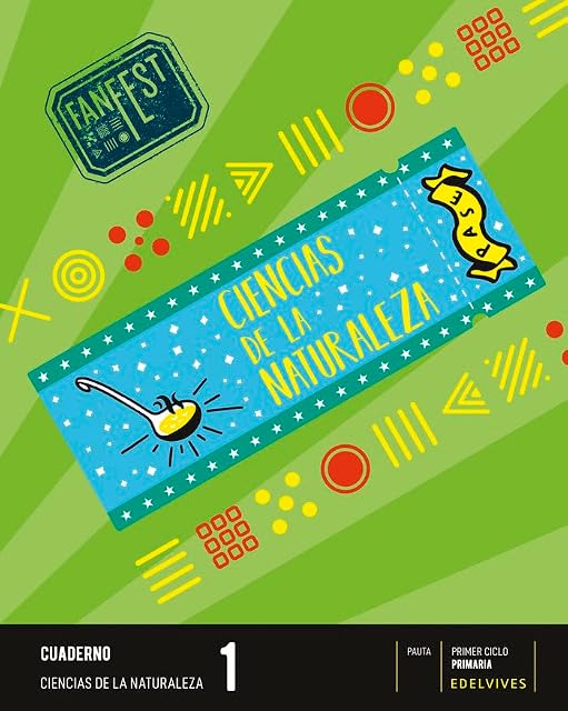 Portada de Ciencias de la Naturaleza 1º Primaria Cuaderno Proyecto Fanfest