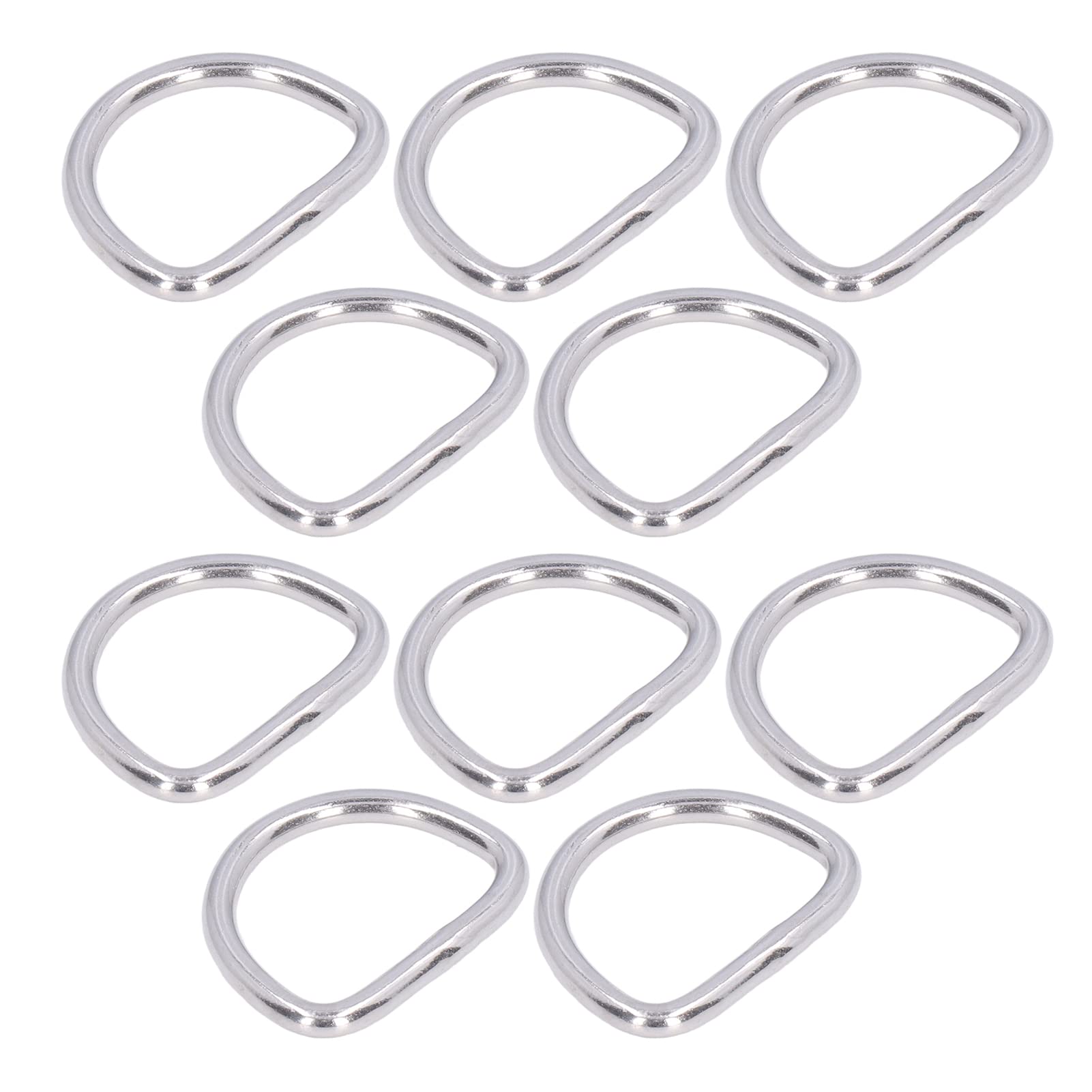 JY-MARINE – 2 Anelli Rotondi Saldati In Acciaio Inox 316, Grado Marino, 5/16 X 7,6 Cm, Resistenti Alla Corrosione Per Acqua Salata