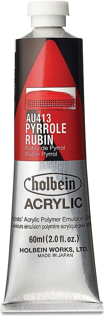 HOLBEIN ヘビーボディアーティスト アクリルピロールルビン 2オンス