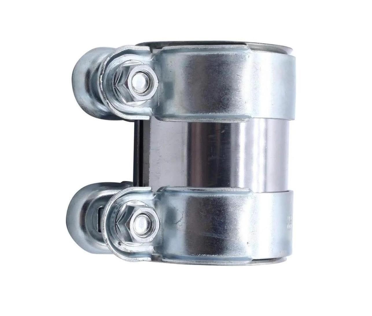 Manguito Abrazadera Tubo Escape 8Z0253141 38x90mm Inoxidable Doble Clip
