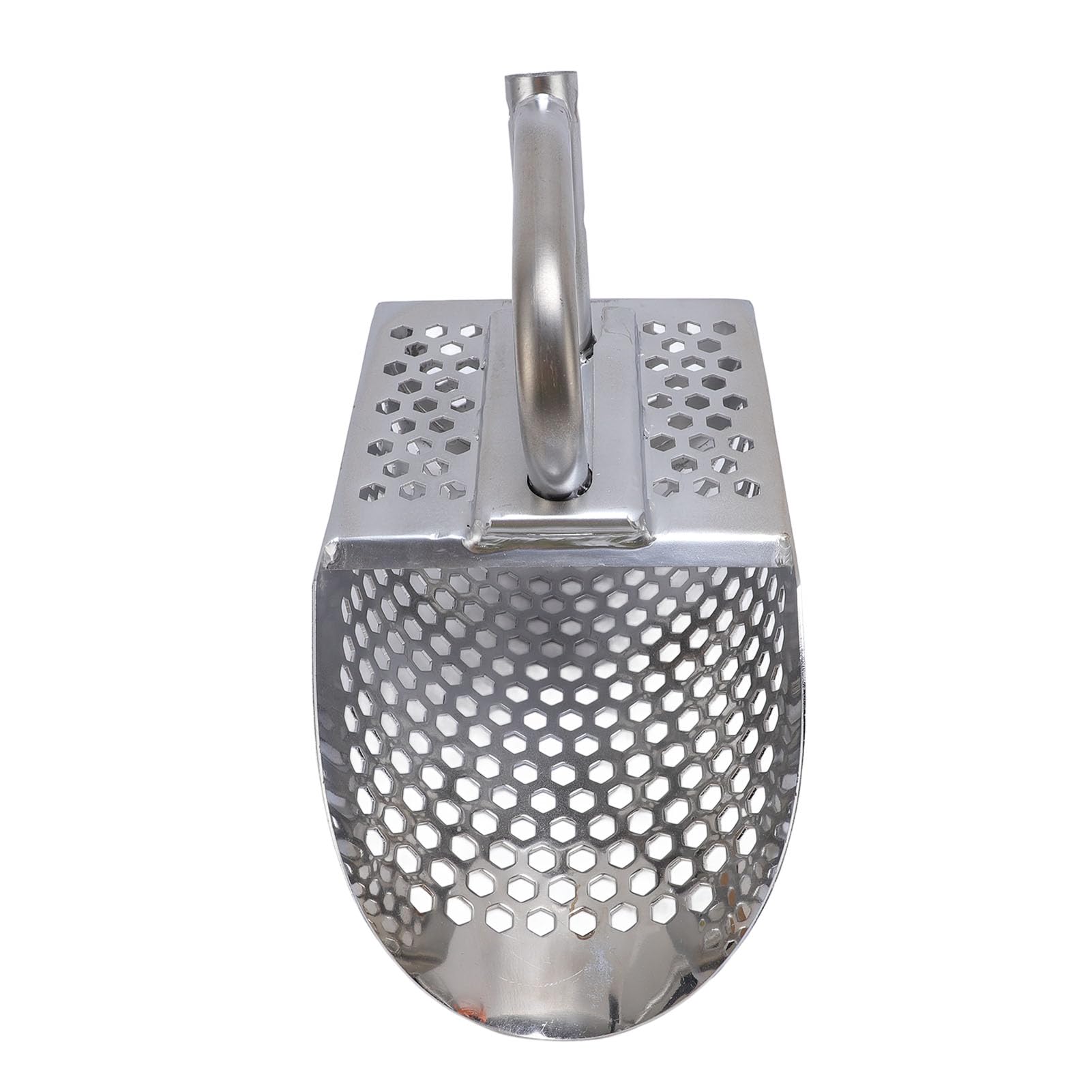 AMONIDA Cuchara para Tamizar con Detector de Metales con Estructura Duradera de Acero Inoxidable para Búsquedas de Tesoros en la Playa