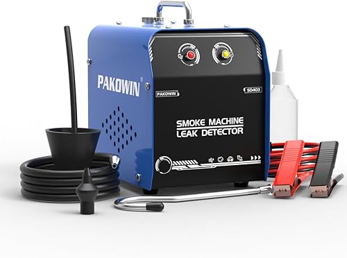 Miniatura 9 de Detector de fugas de máquina de humo automotriz - Probador de humo EVAP de vacío de 12 V CC con bomba de aire incorporada para sistemas de tuberías