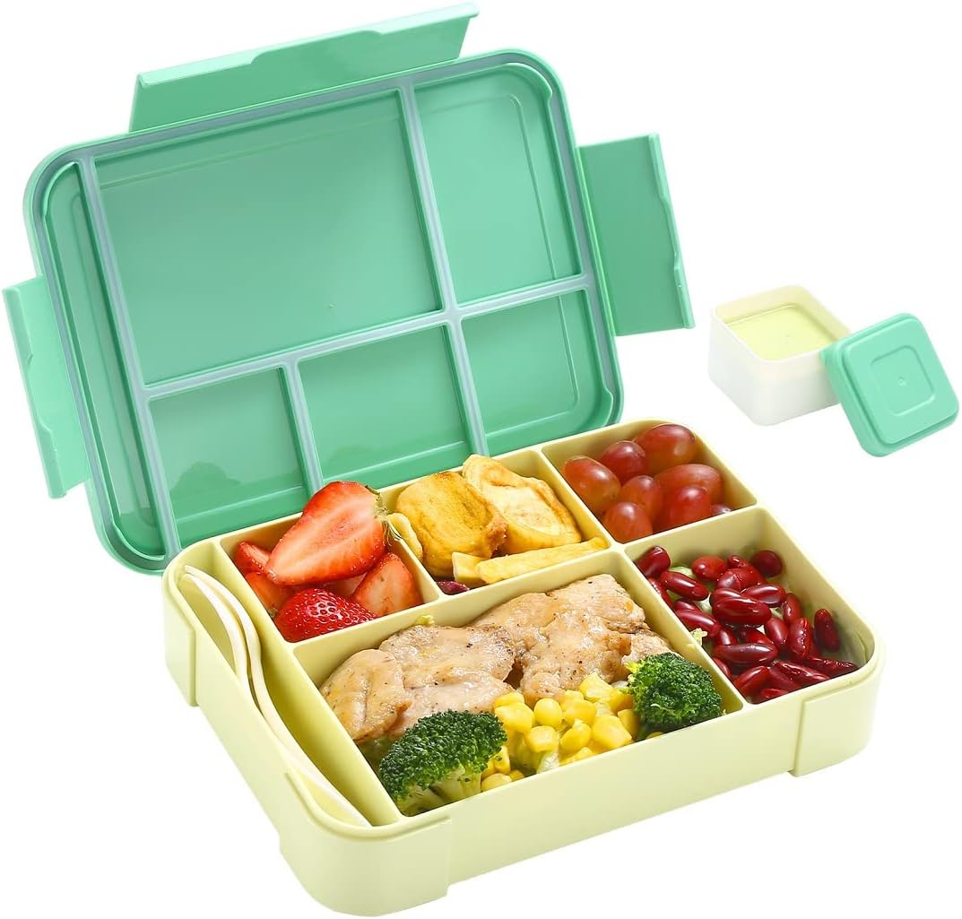 LOVINA Bento Box for Adult Kids, Stylish Teens Adult Lunch Box