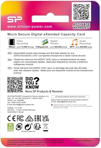 Miniatura 7 de Silicon Power - Tarjeta de memoria SDXC Micro SD de 1 TB, compatible con Nintendo-Switch y Steam Deck