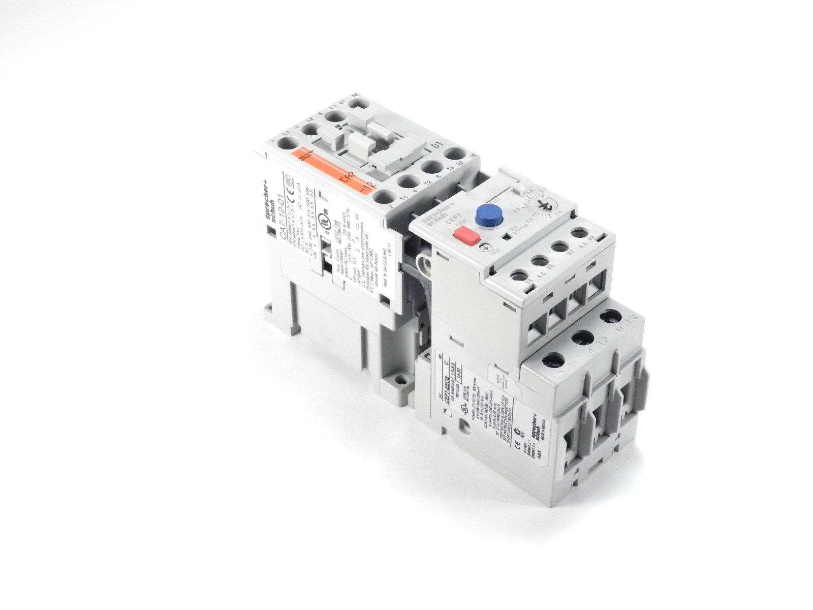 Sprecher & Schuh Magnetic Motor Starter Contactor & Overload Relay CA7-12-10-480 + CEP7-EEDB