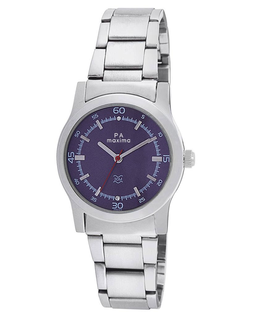 Maxima Analog Blue Dial Womens Watch - 28023CMLI (B00MWYK2FU) Amazon Price History, Amazon Price Tracker