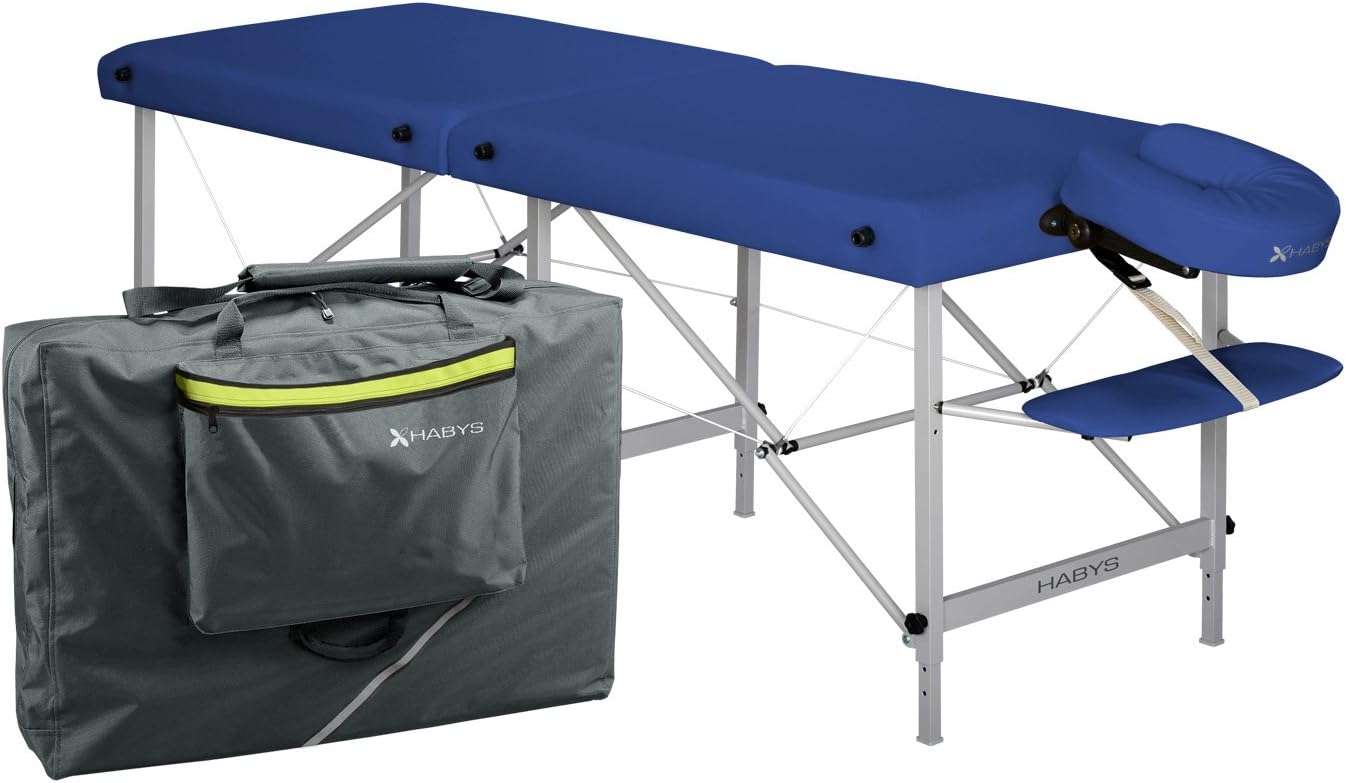 Habys Medmal 70 Aluminium Massage Table Package, Dark Blue