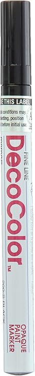UCHIDA Paint Marker, Fine Point, Black (UCH200S01)