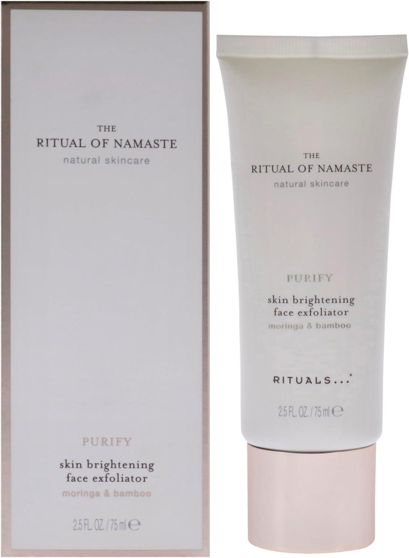 RITUALS The Ritual of Namasté Skin Brightening Face Exfoliator, Purify Collection, 75 ml