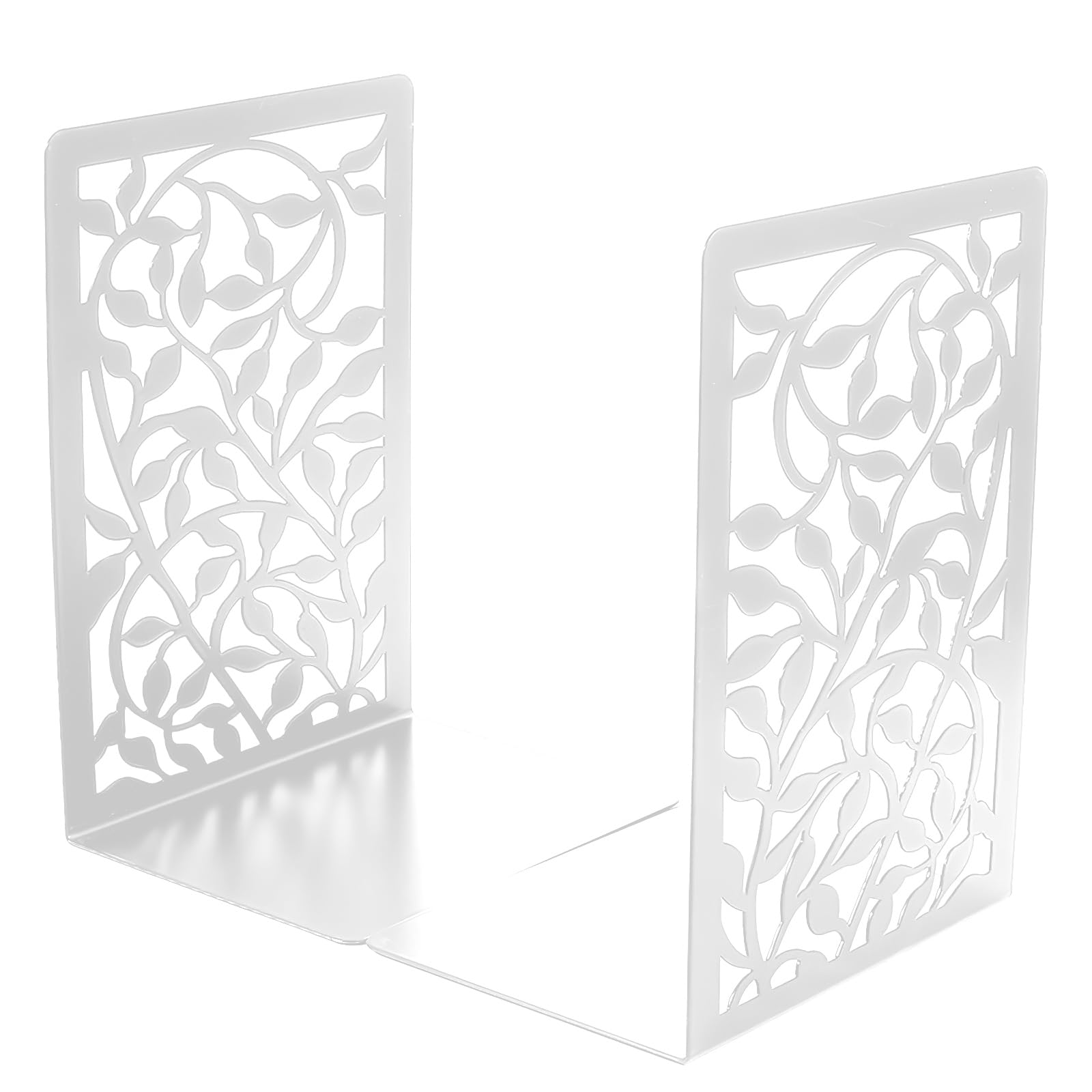 BRISKORE Sujetalibros, sujetalibros de metal para estantería Bookends Book Holder CD niños metal libro soporte estante Bookends Bookends Bookstopper L forma libros soporte para estantería