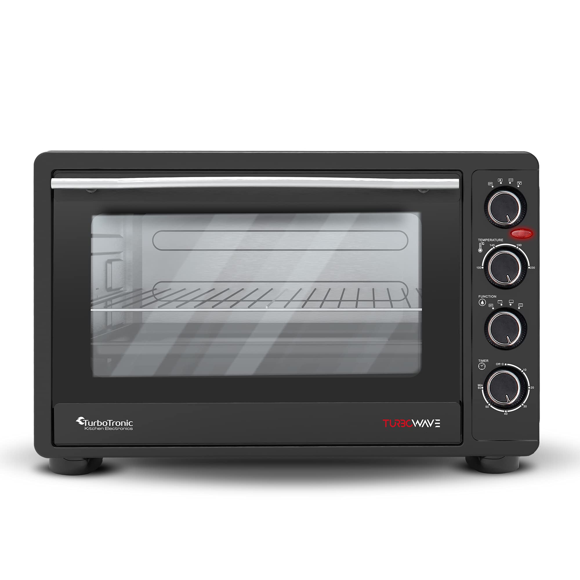 Buy TurboTronic Mini Oven with Circulating Air, 60 L, Black, 2200 W