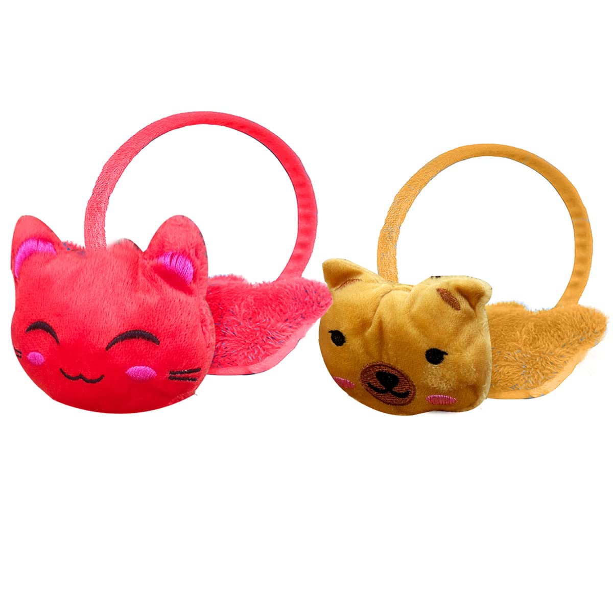 Combo Of Beautiful Winter Ear Cover Warm Muff's For Kid's Girl's & Boys Babies Winter Headphones Muff's Outdoor Ear Muff Pack Of-2-image-25
