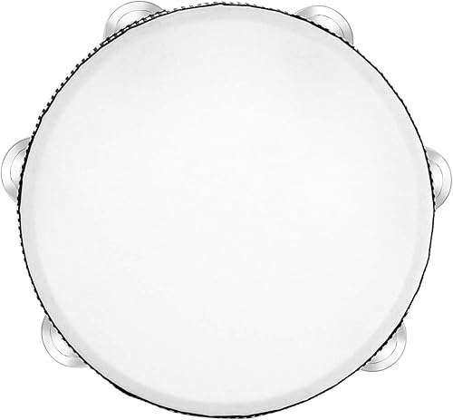 Vista 12 de Musfunny - Tambor de mano de 6 pulgadas, de abedul y metal, para percusión, juguete musical educativo, instrumento para KTV, fiesta, juegos de niños