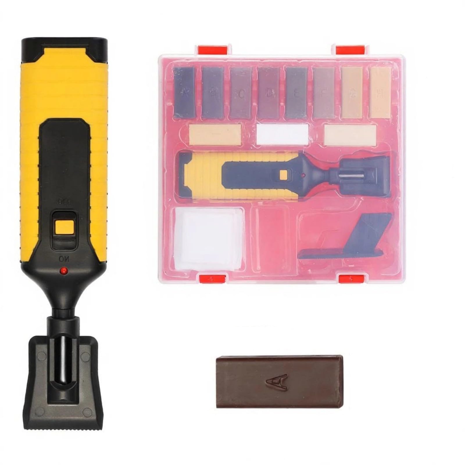 Furniture Scratch Fix Wax Systems Mending Tool Wood Furniture Cracks Laminate Scratch Filler Hardwood Floor Repair Set for Homes Wooden Floor