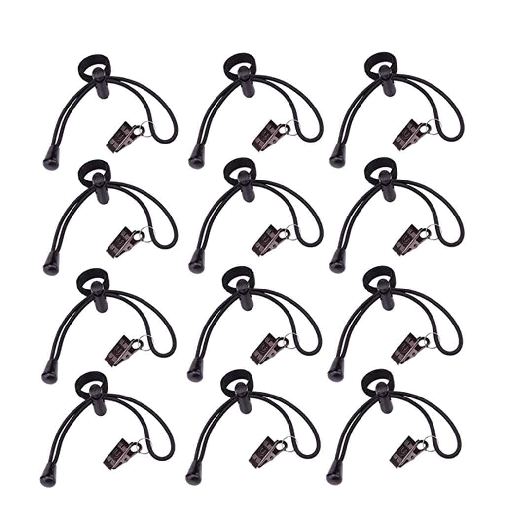 Yunnian Green 12Pcs Photography Muslin Clamps Photo Backdrop Background Side Clips For Photo Studio Vedio Screen