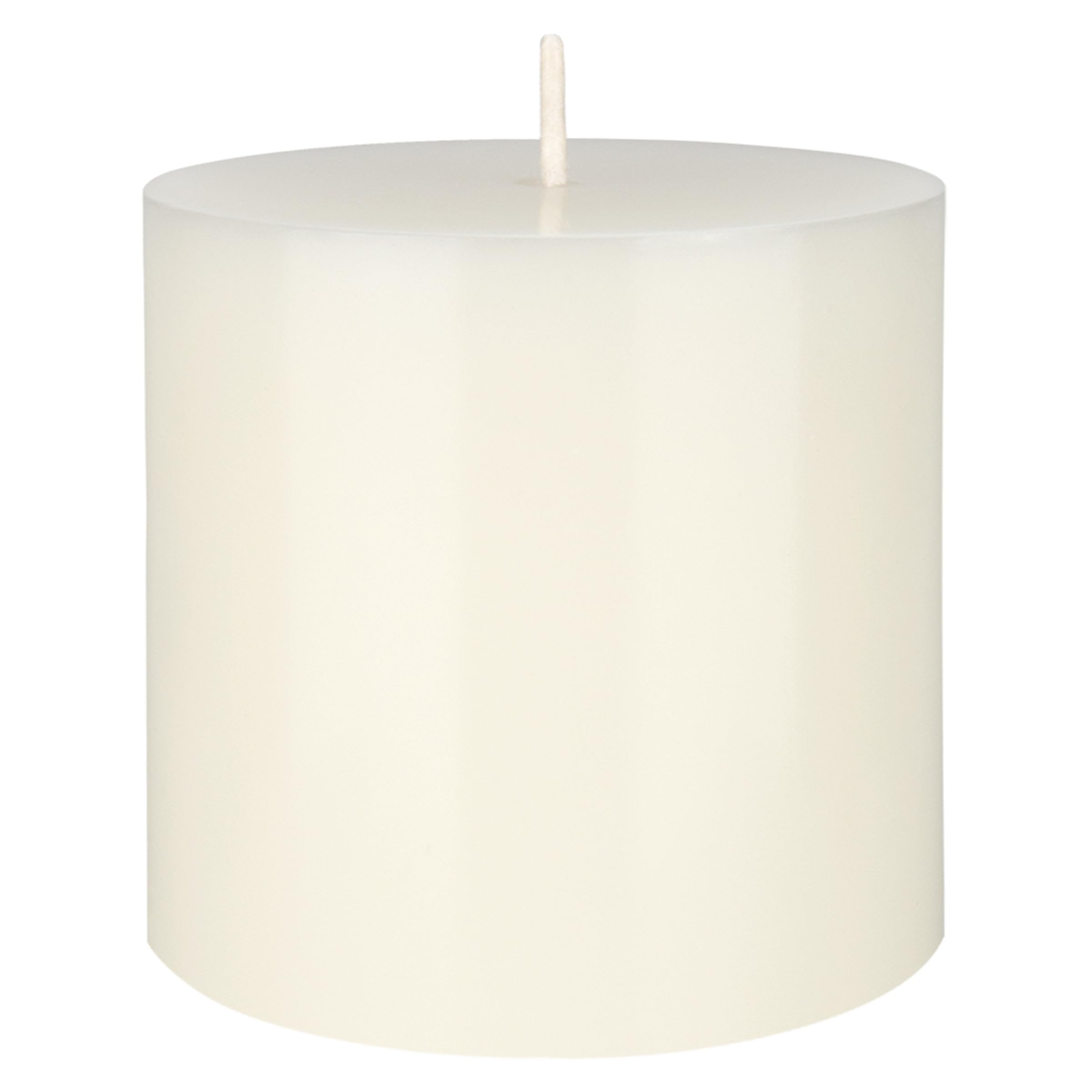 Mega Candles 1 pc Unscented Solid Off White Pillar Candles, Hand Poured Premium Wax Candle 3 Inch x 3 Inch, Home Décor, Spas, Weddings, Celebrations, Party, Centerpieces, Holidays, Vigils, Prayers