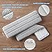 BOSHENG Flat Mop Pad Replacement, for Microfiber Mops, Floor mops with Washable Pads, Mop Pad Refill 1 Pack - Grey