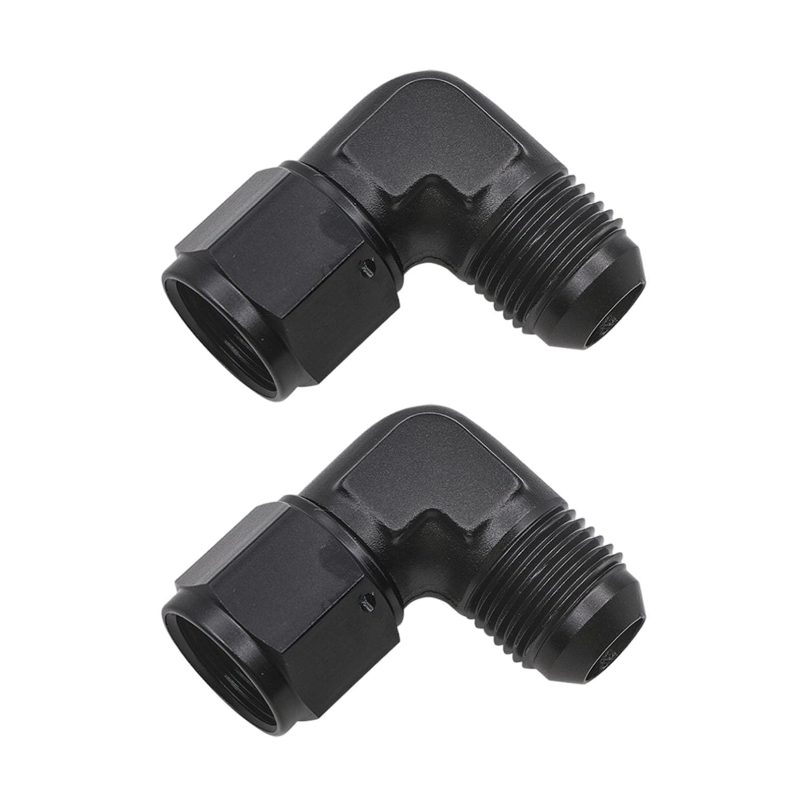 Kaeltsyn Men's An8 90 Degree 4An 6An 8An 10An Hose End Fitting Elbow Swivels Hose Connector For High Pressure Oil Applications Tube Fitting Elbow