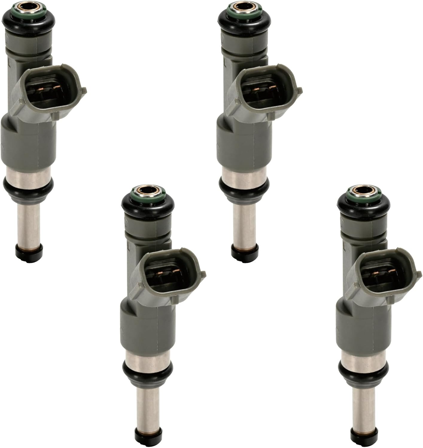 16600-EA00A Fuel Injectors Compatible with Nissan Frontier 2005-2019, NP300 2020, X-Trail 2005 2006 L4 2.5L Set of 4 Replace 16600EA000 FJ744