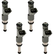 16600-EA00A Fuel Injectors Compatible with Nissan Frontier 2005-2019, NP300 2020, X-Trail 2005 2006 L4 2.5L Set of 4 Replace 16600EA000 FJ744
