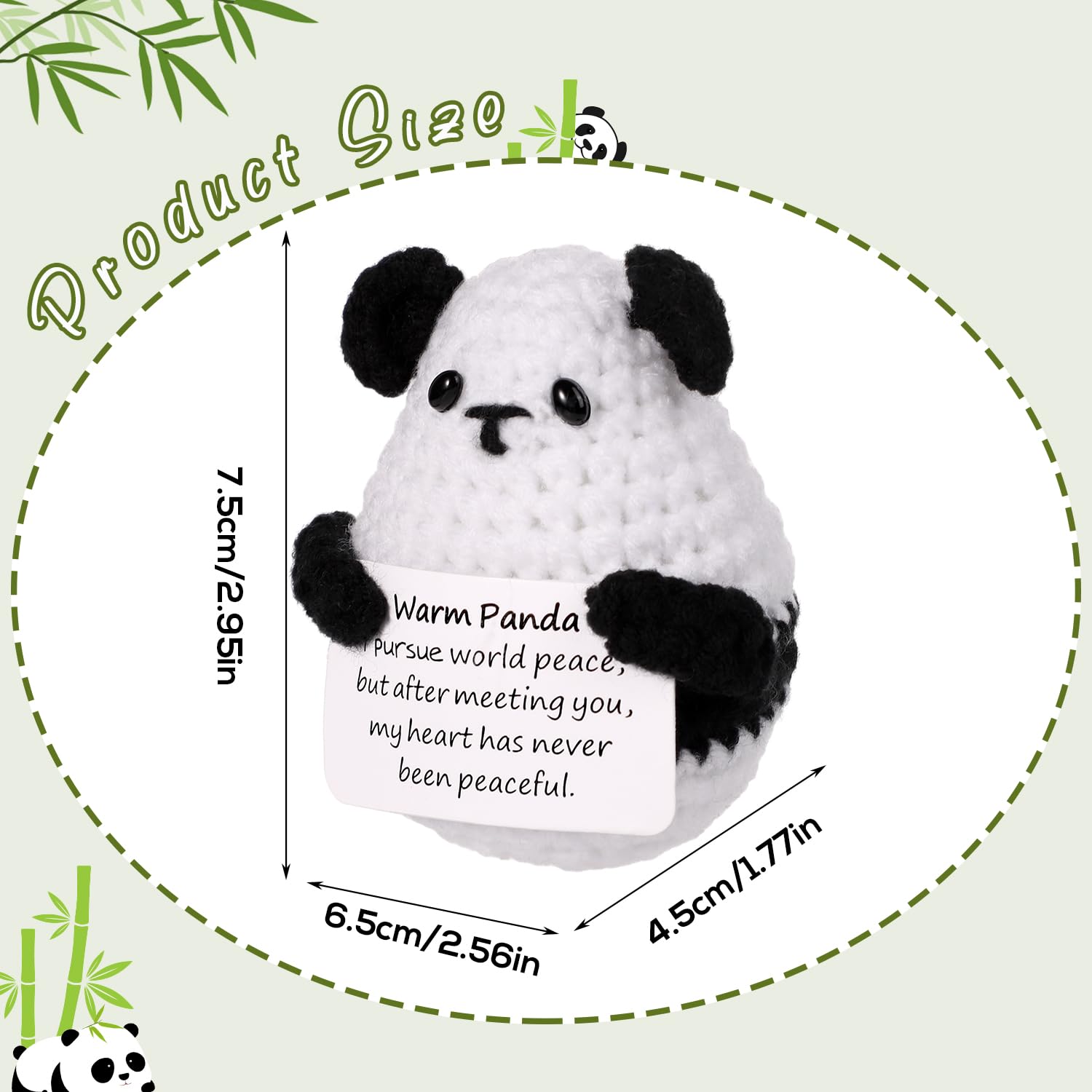 Panda / pandabeer / reuzenpanda breien - patroon van Panda / pandabeer / reuzenpanda breien - patroon van