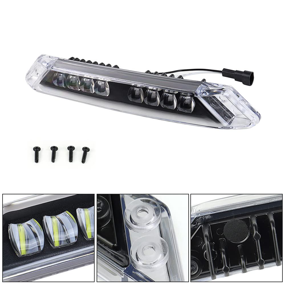 VVEDIK 1Pièces 20W Lumière Blanche Led Lumière Avant 12V Feux Diurnes Pour 2020 Pour Can Am Pour Spyder Pour RT 219400991 Accessoires De Voiture