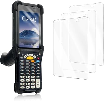 3pcs MC9300 Tempered Glass Screen Protector Replacement for Zebra Symbol MC9300 MC930B-G Handheld Barcode Scanner Mobile Computer,9H Scratch-resistant Clear