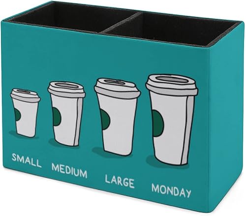 Miniatura 6 de Soporte para lápices para escritorio, divertido diseño de taza de café, soporte para bolígrafos, organizador de escritorio, organizador de lápices,