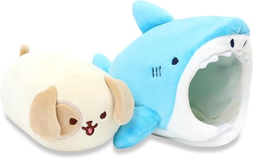 Miniatura 5 de Anirollz Manta de peluche oficial de 6 pulgadas  Suave, esponjosa, cálida, linda, cómoda, segura  Almohada con cachorro, perro, panda, oso, gatito,