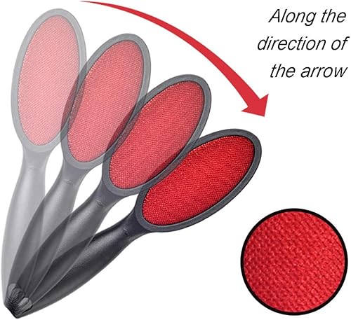 Miniatura 5 de Layers Paquete de 3 cepillos para quitar pelusas de 2 caras, cepillo mágico de viaje, rodillo de pelusa para ropa