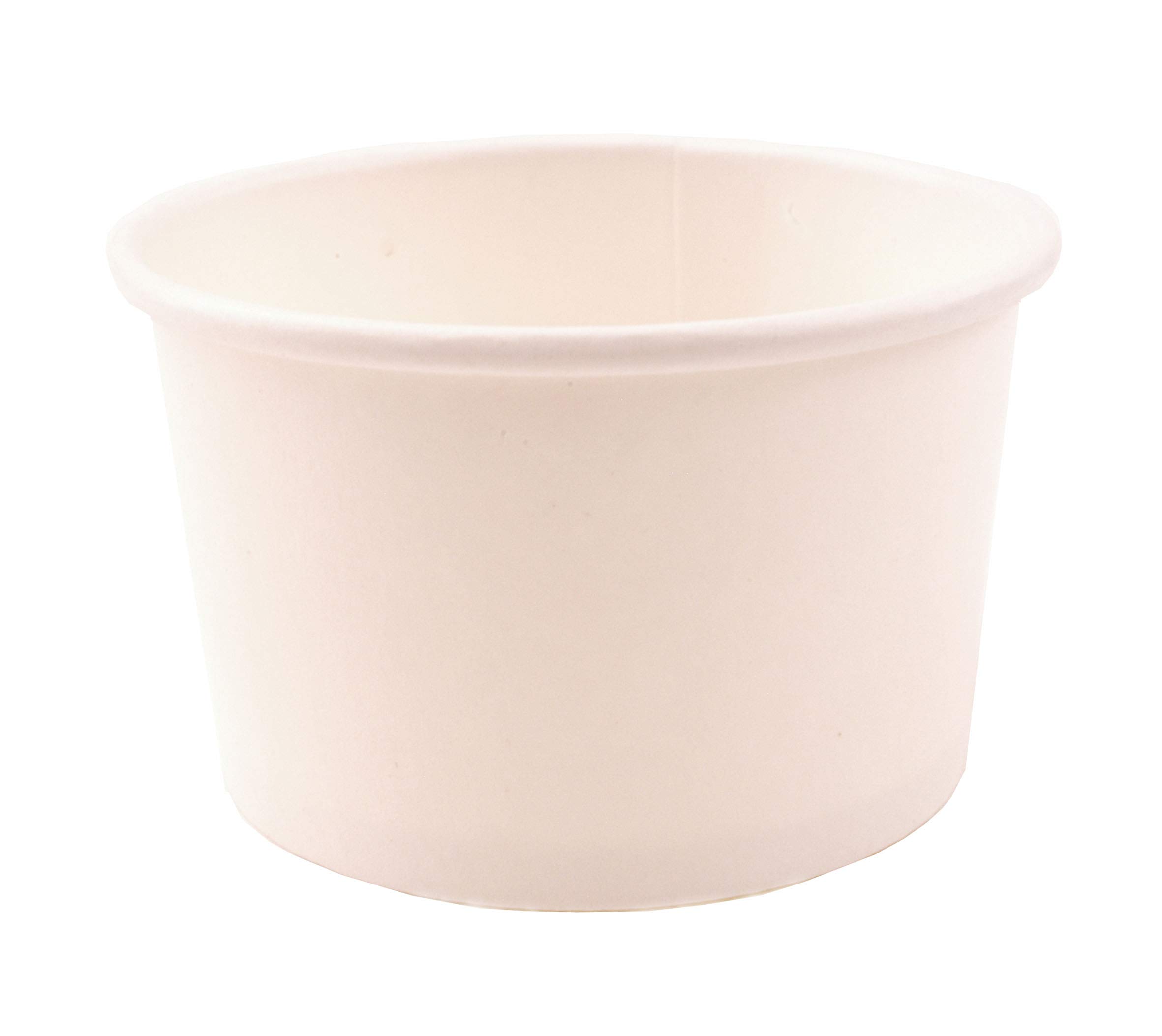 Ice cream paper cups 4 oz. (1000, white) Perfect For Eating Frozen Desserts, Ice Cream, Frozen Yogurt, Cereal, Hot Soups, Yogurt