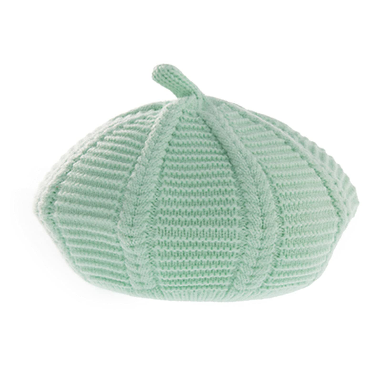 Amazon.co.jp: ベレー ウールベレー帽女性秋冬ソフトウォームニット  