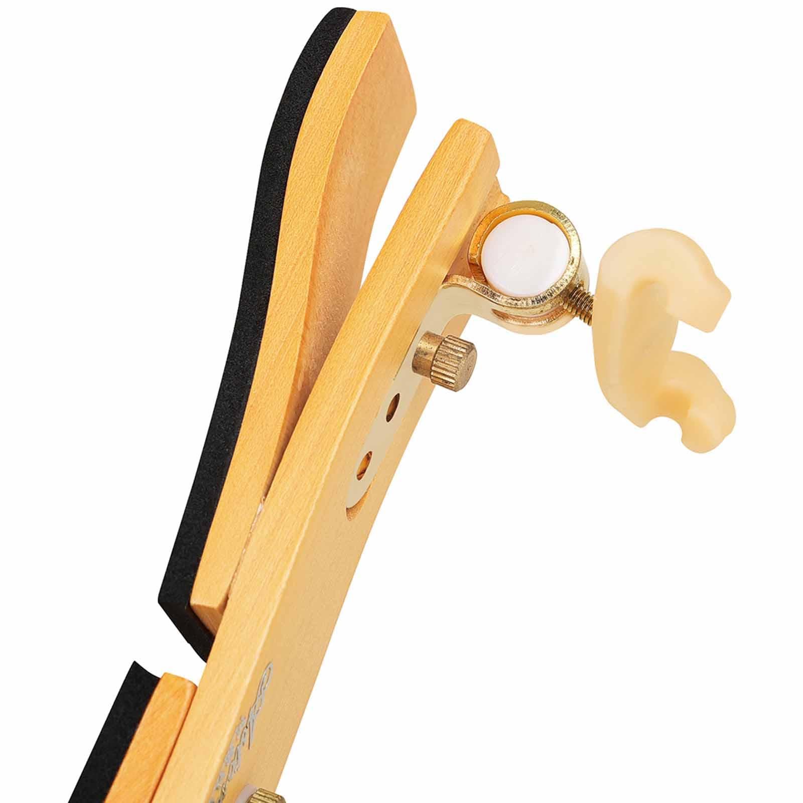Support Épaulière Violon Accessoire Violon Pieds Réglables Silicone EVA Bois Métal Facile à Utiliser Adapté Aux Débutants Professionnels Familles Prat