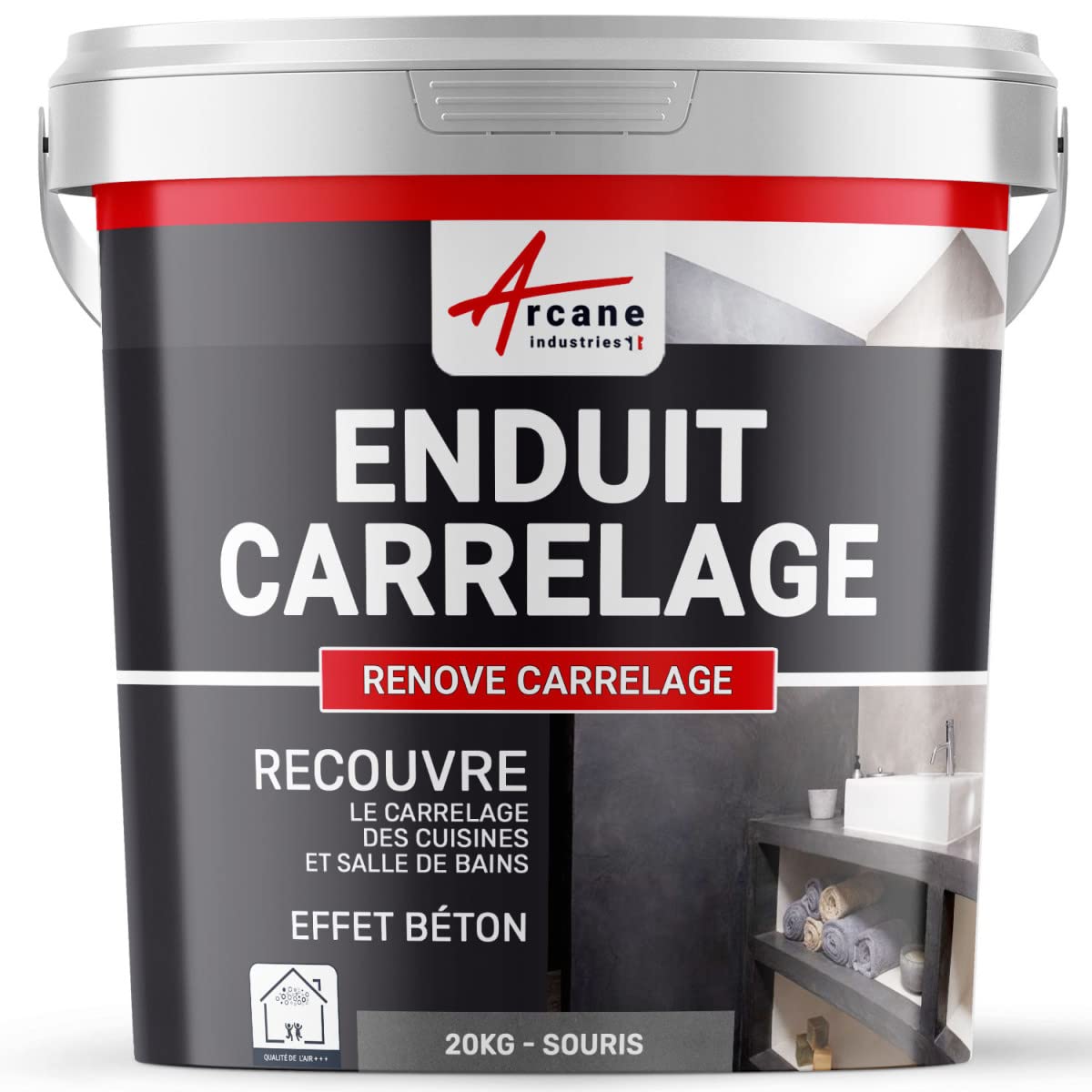 ARCANE INDUSTRIES Enduit carrelage 20 kg (environ 13 m²)